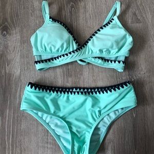 Teal Wrap Bikini